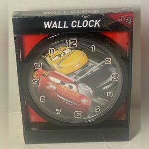 Cars Wall Clock - Disney Pixar New